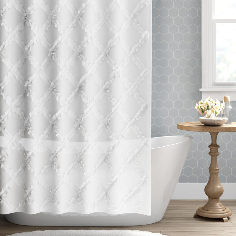 Lark Manor Ornellas Single Shower Curtain Reviews Wayfair