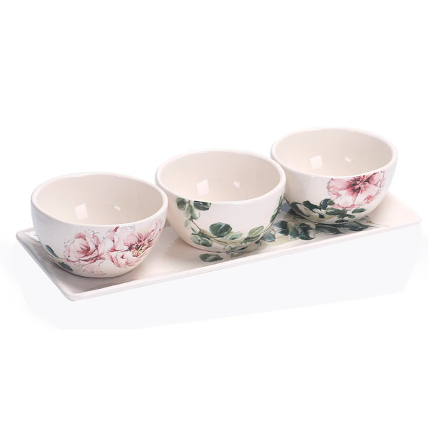 Ophelia Co Deas 4 Piece Condiment Server Set Wayfair