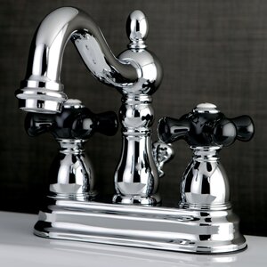 Duchess Centerset Lavatory Faucet Double Handle with Drain Assembly