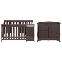 cot and changing table set