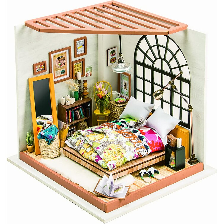 8 Pieces 1:12 Dollhouse Miniature Photo Frame Model Home Wall Arts Crafts