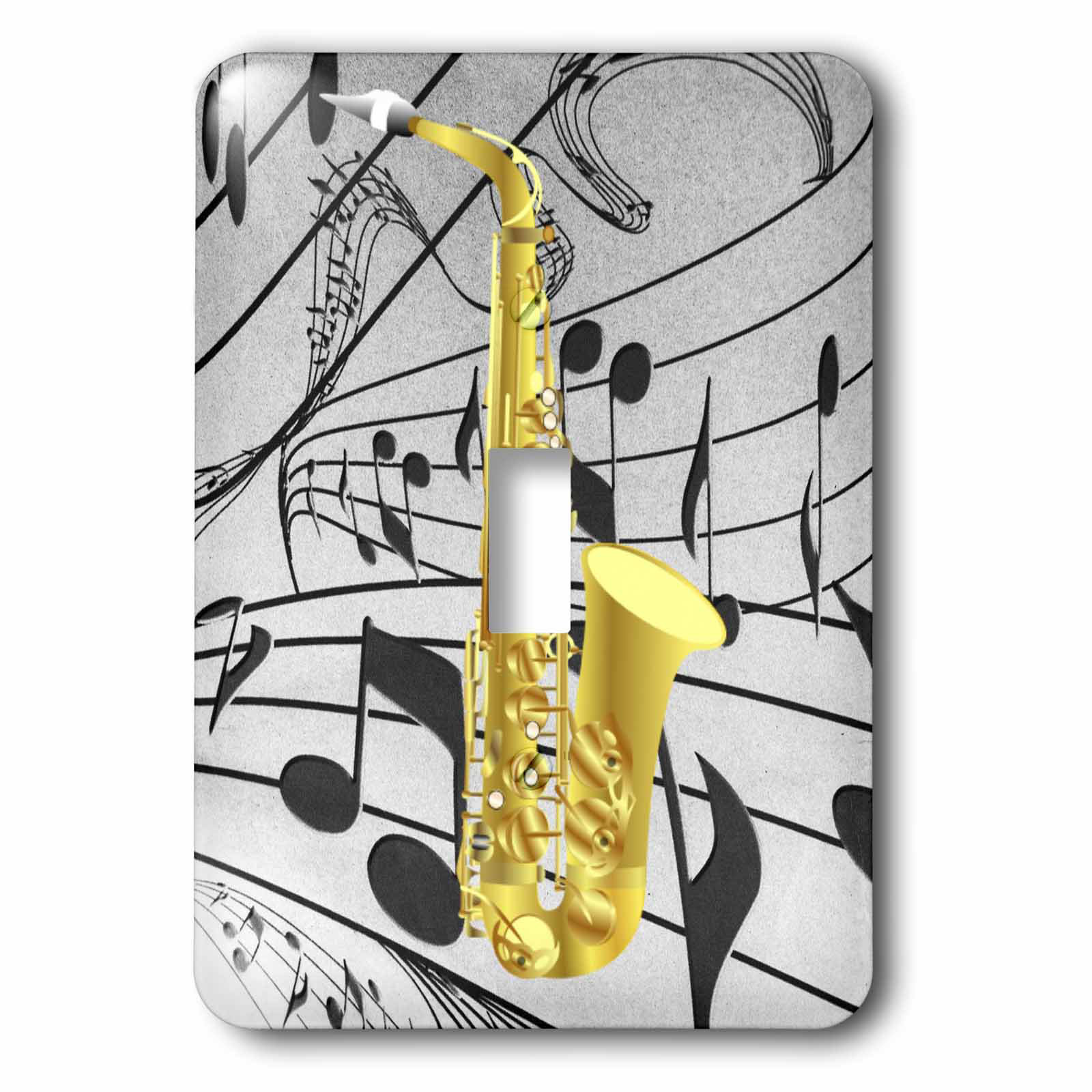 3drose Music Notes 1 Gang Toggle Light Switch Wall Plate Wayfair