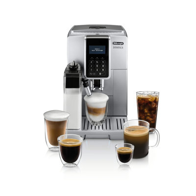De'Longhi Dinamica with LatteCrema System and LCD Display, Silver