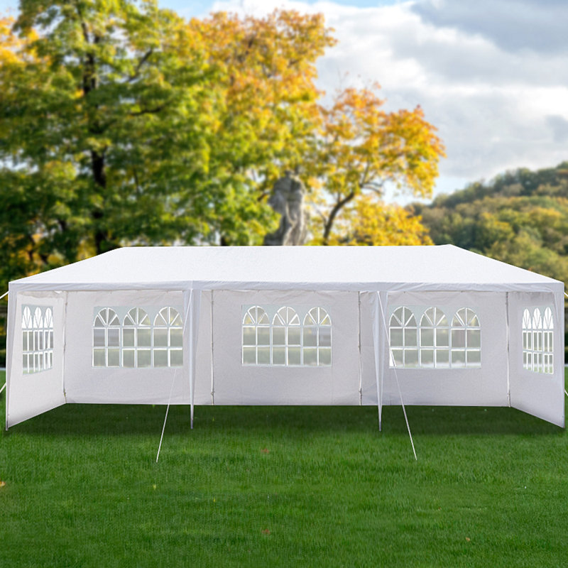 Ubesgoo 5 Side 29 5 Ft W X 8 Ft D Metal Party Tent Wayfair