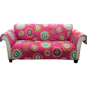 Mandy Box Cushion Sofa Slipcover by Bu..