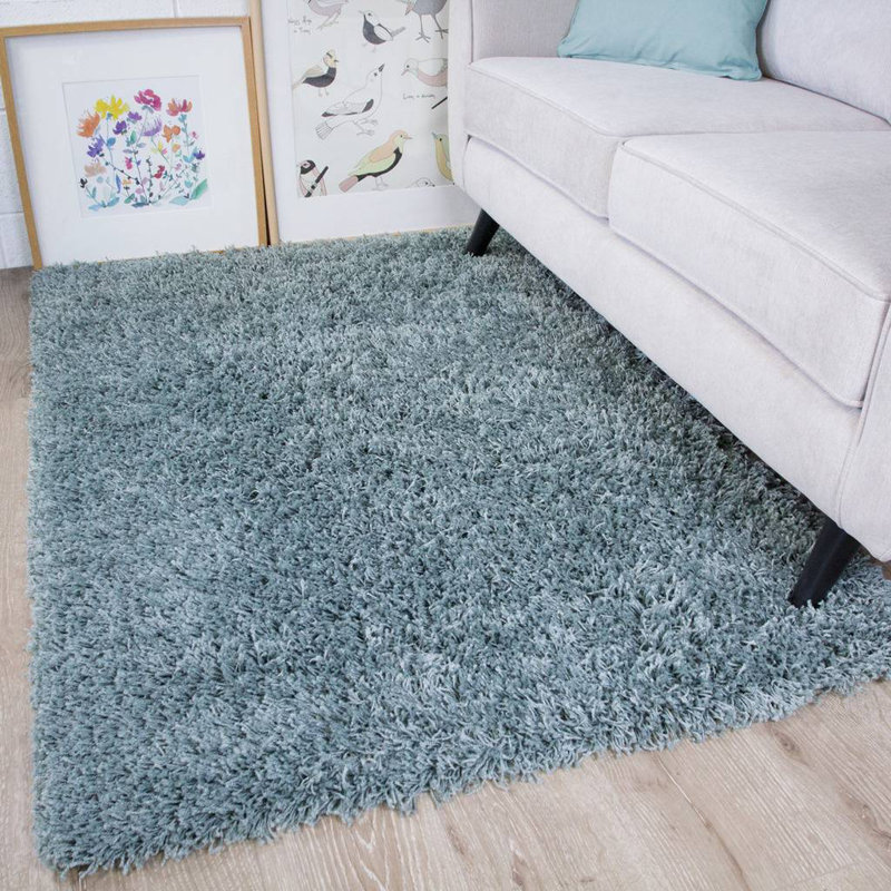 Duck Egg Blue Round Rug Photos