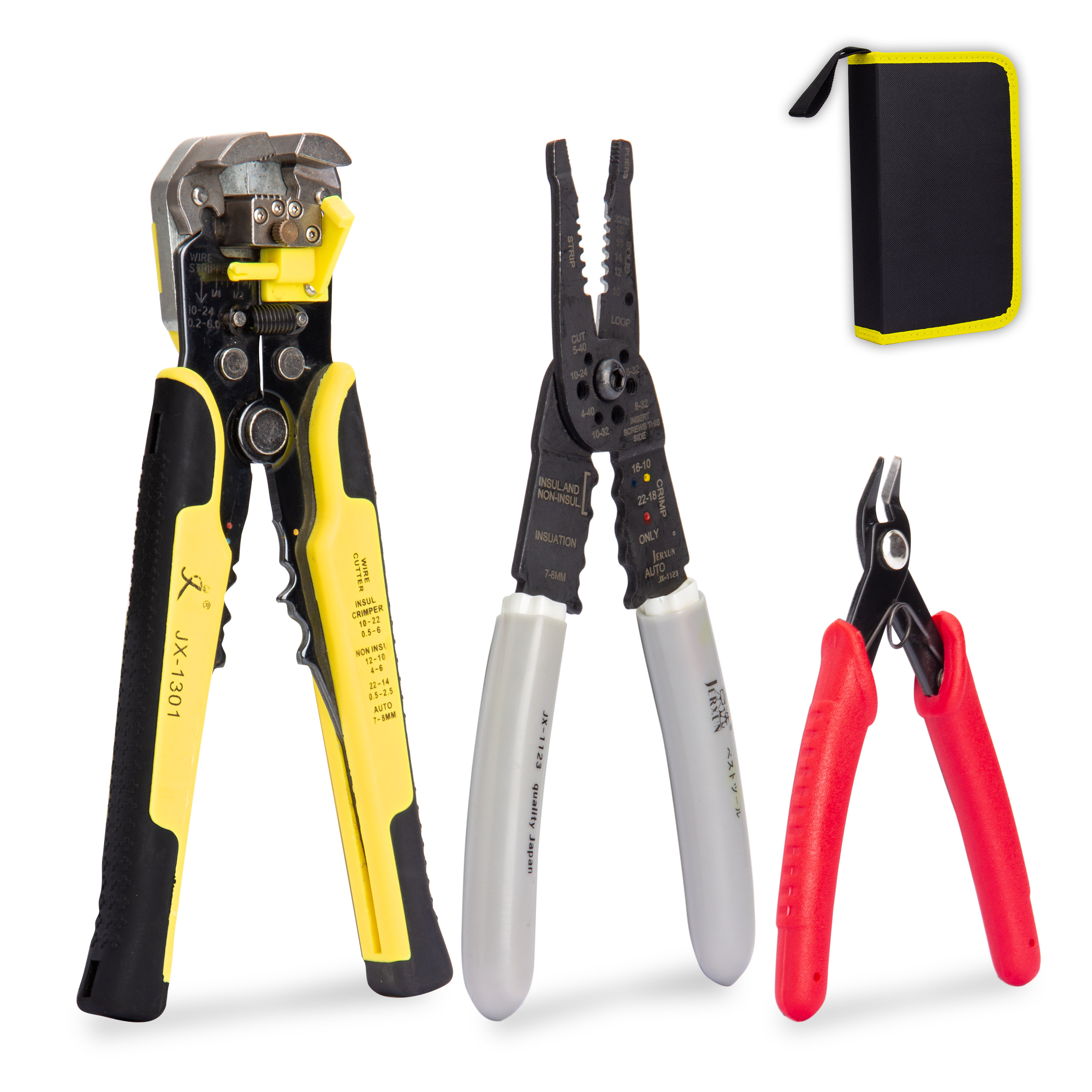 Self Adjustable Automatic Cable Wire Crimper Crimping Tool Stripper Plier Cutter 