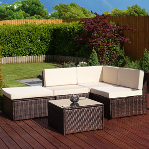 4-Sitzer Ecksofa-Set Faro von Hokku Designs