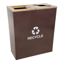 Recycle Waste Bag Separate Recycle Bin Waste Baskets Compartment Container 