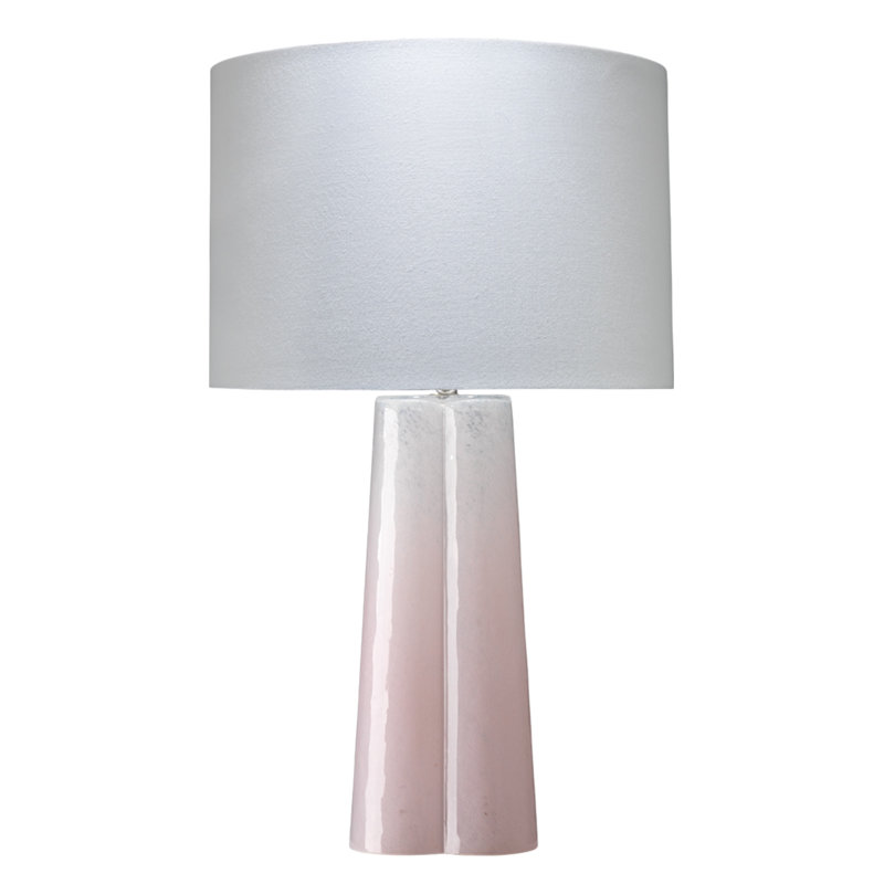 grey and pink table lamp