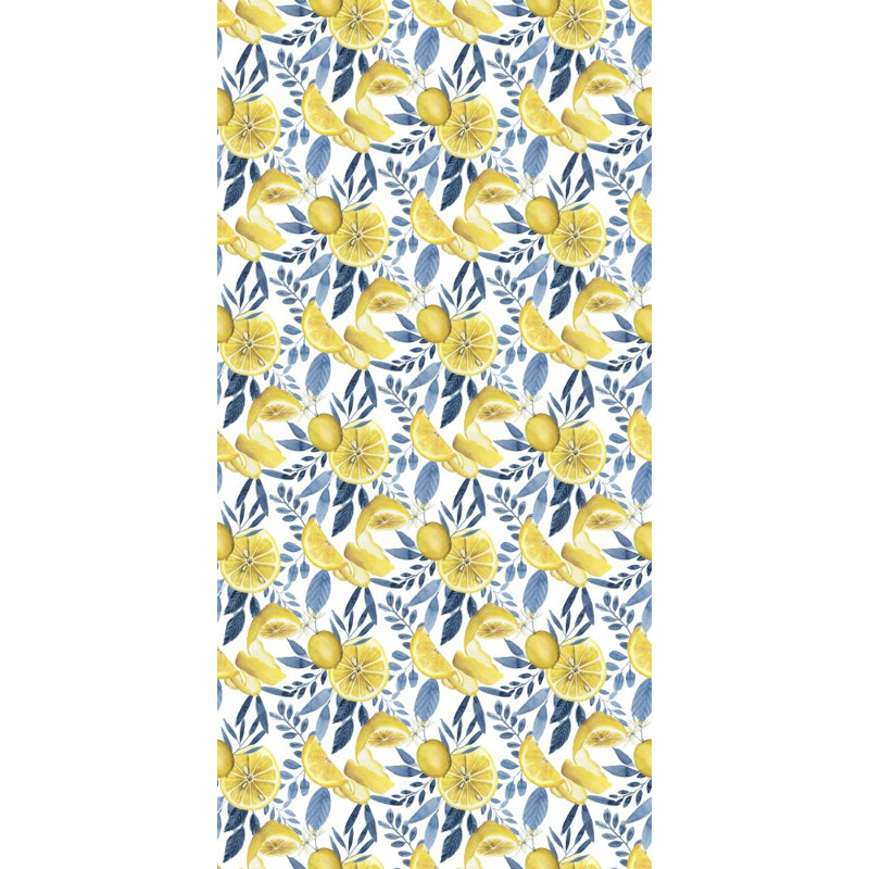 Cosner Citrus Sayings 48 L X 24 W Paintable Peel And Stick Self