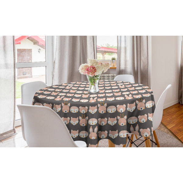 Round Tablecloth Black White Teal Dot Circles Turquoise Polka Cotton Sateen Round Tablecloth Black White Teal Dot Circles Turquoise Polka Cotton Sateen