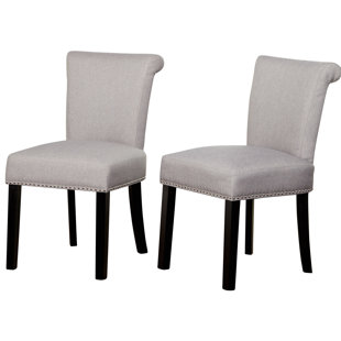 Go to store & view more images Mercer41 Hubler Upholstered Dining Chair (Set of 2)