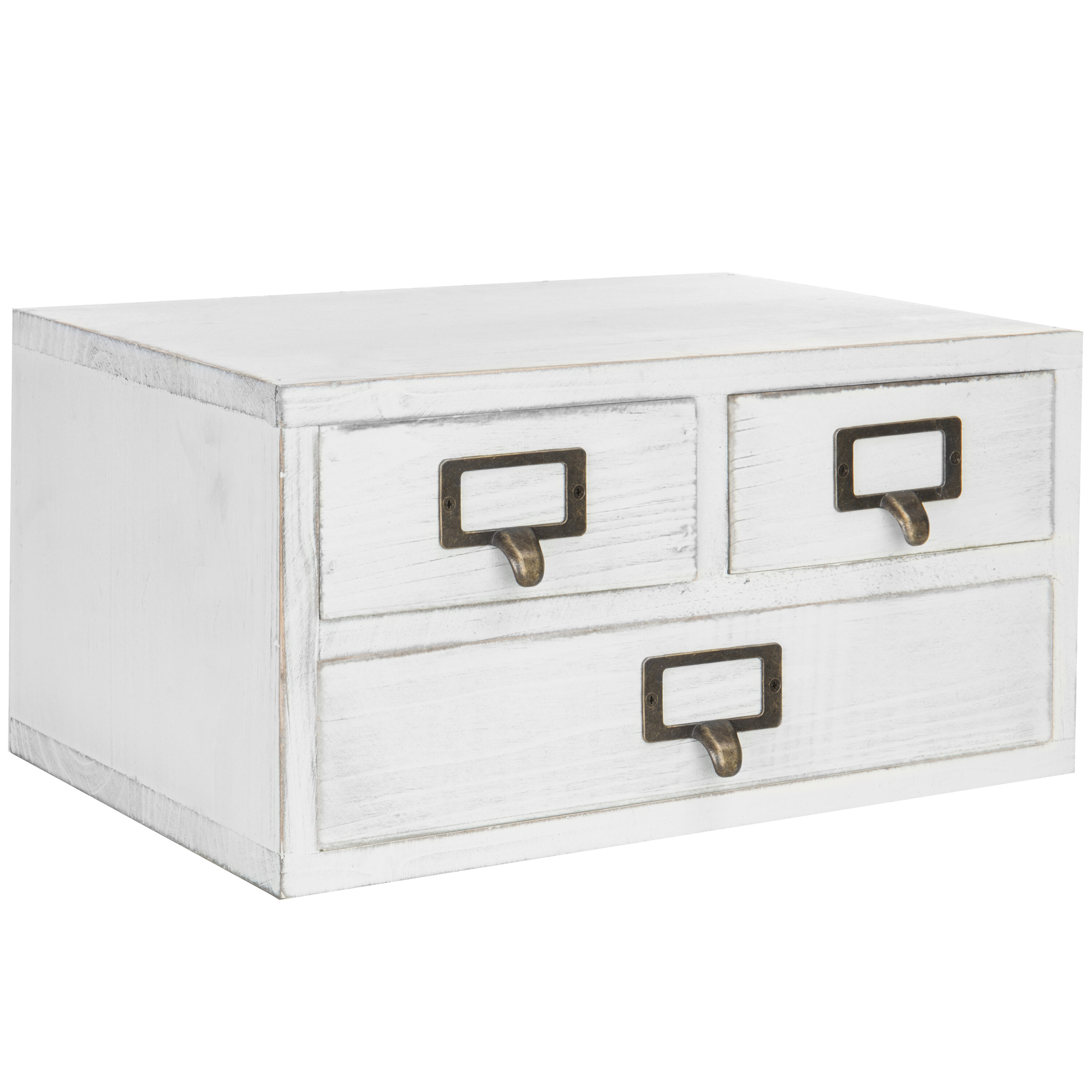 3 drawer desktop storage