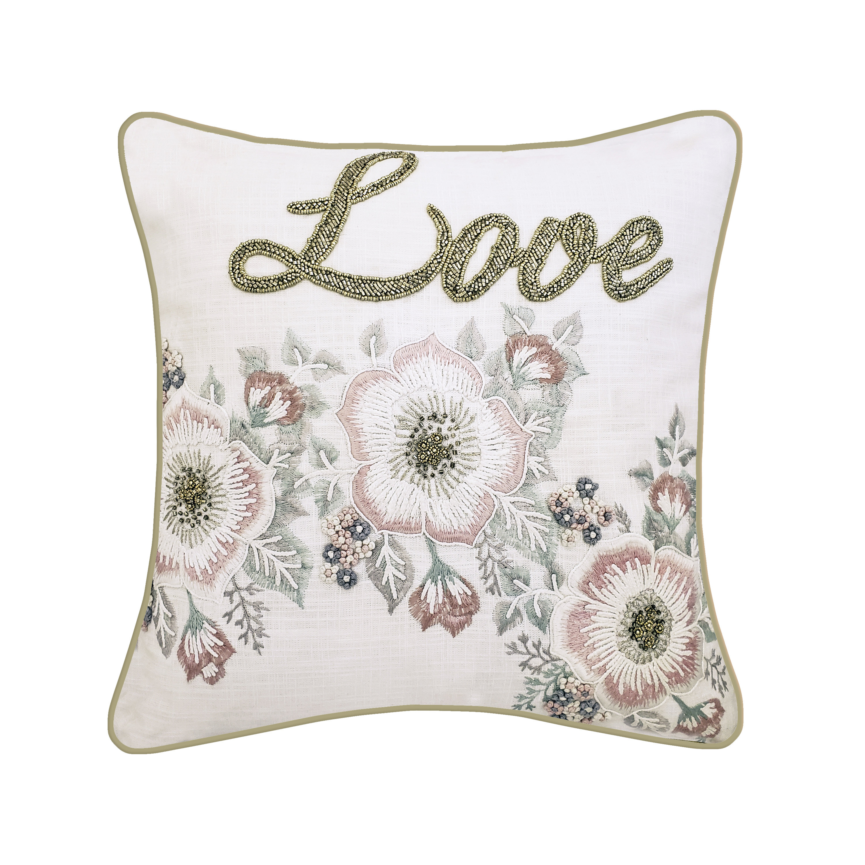 love decorative pillow