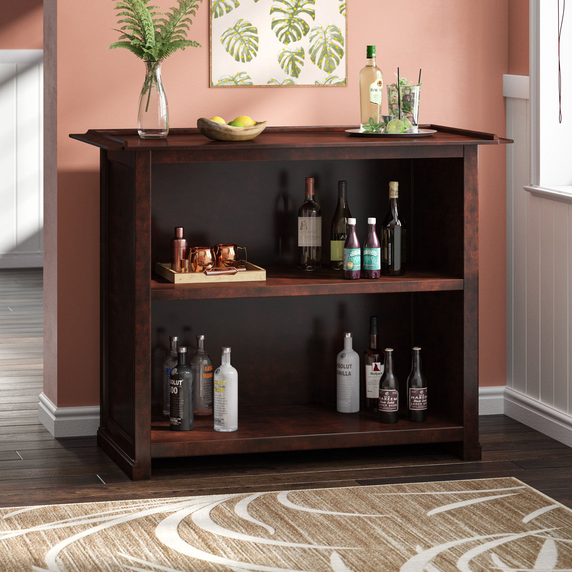 Red Bar Wine Cabinets You Ll Love In 2021 Wayfair