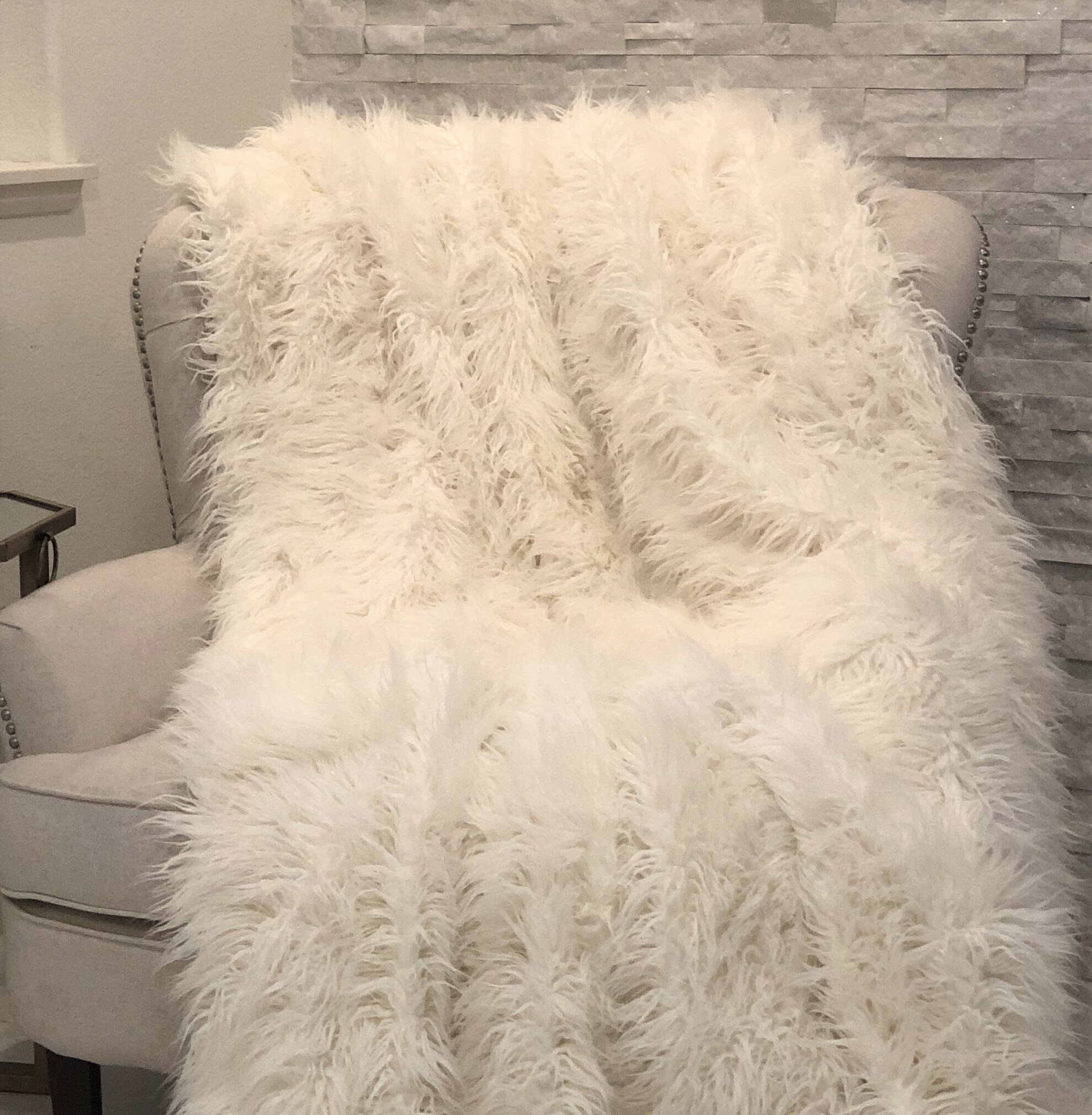 Plutus Brands Mongolian Faux Fur Acrylic Throw Reviews Wayfair