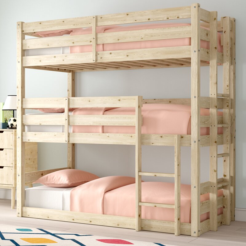 Just Kids Derby Triple Sleeper Bunk Bed & Reviews | Wayfair.co.uk