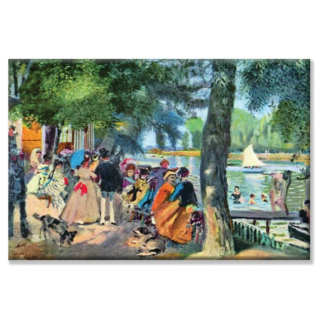 Auguste Renoir La Grenouillere Giclee Canvas Print Paintings Poster Reproduction