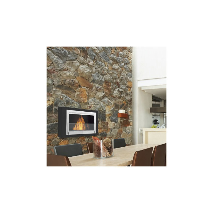 Eco Feu Montreal Wall Mounted Ethanol Fireplace Wayfair Ca