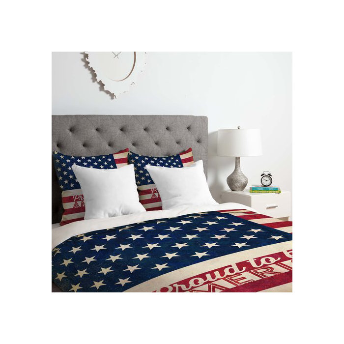 East Urban Home Proud To Be An American Flag Comforter Set