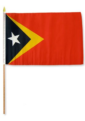 Polyester Flag East Timor Choice of Sizes Timor-Leste