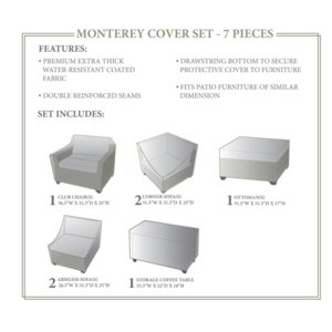 Monterey Winter 7 Piece Cover Set