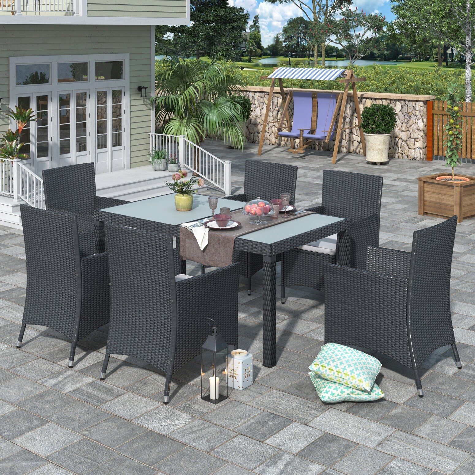 castelli outdoor dining set