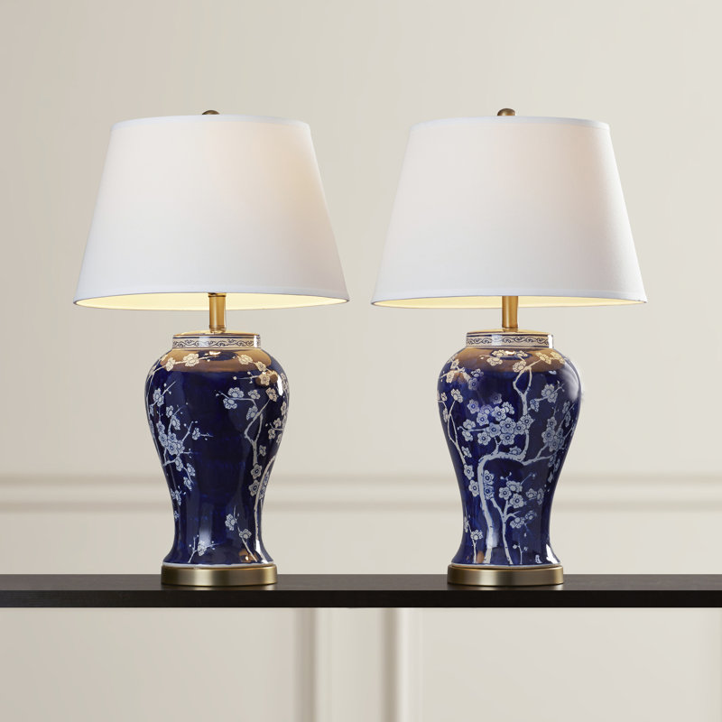 wayfair table lamps blue