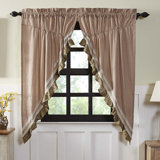 Smocked Burlap Curtains Wayfair