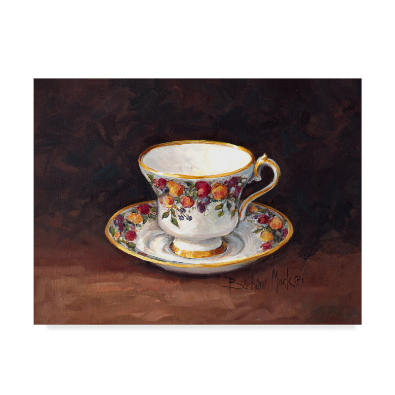 Ophelia Co Mini Fruit Teacup Acrylic Painting Print On