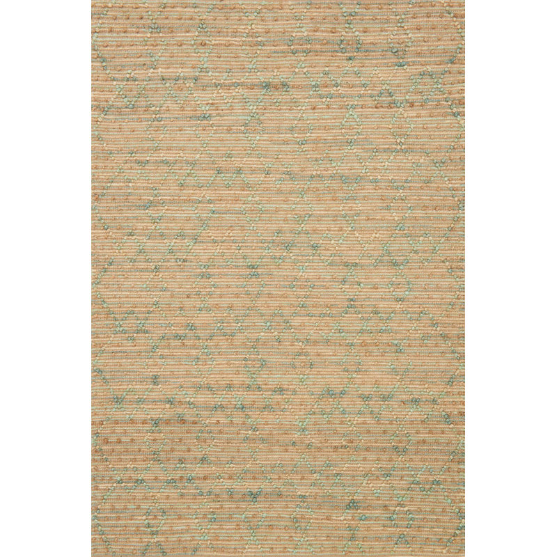 Loloi Rugs Beacon Geometric Handmade Flatweave Jute Sisal Light Brown Green Area Rug Perigold
