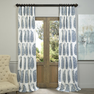 Farmhouse Rustic Paisley Curtains Drapes Birch Lane