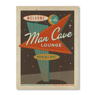 Man Cave Decorations Wayfair Man Cave Vegas Sign Graphic Art