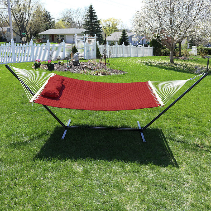 Arlmont Co Hammons Quilted Designs Double Spreader Bar Hammock With Stand Reviews Wayfair Landscape and garden expert sara bendrick shows you how to create the perfect terrarium using a few things from wayfair and a garden supply store. hammons quilted designs double spreader bar hammock with stand