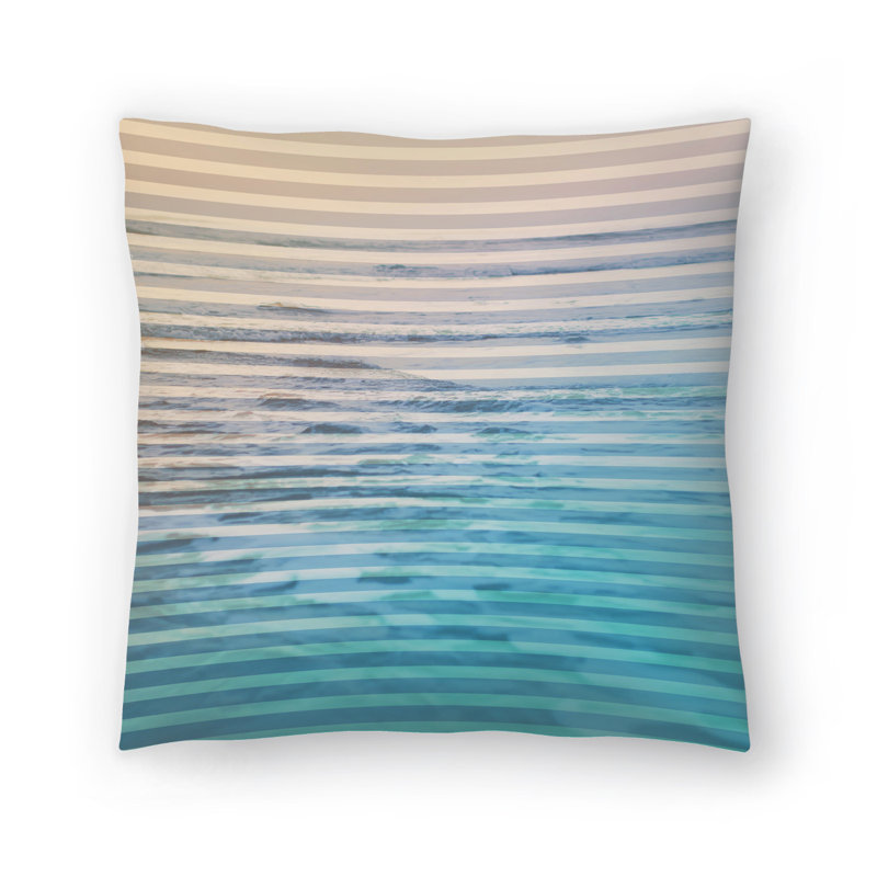 East Urban Home Sunrise Ocean Throw Pillow Wayfair