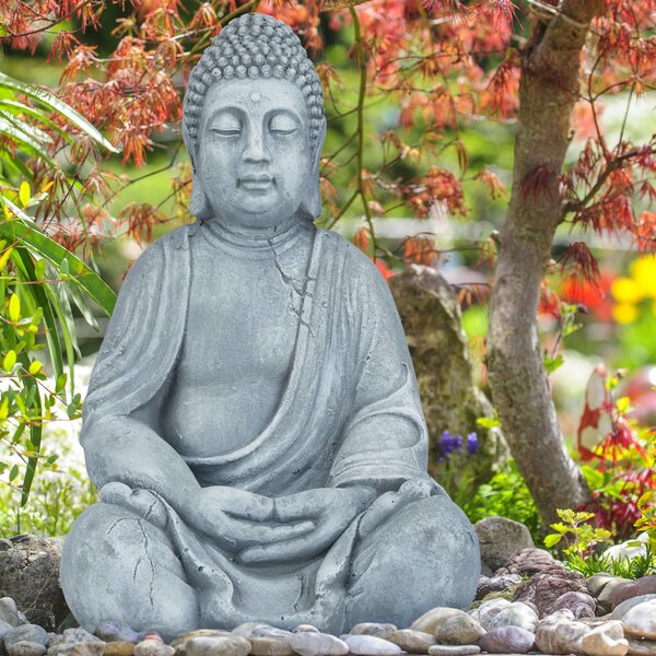 Terasse Meditationsfigur für den Außenbereich Buddahfigur Garten 