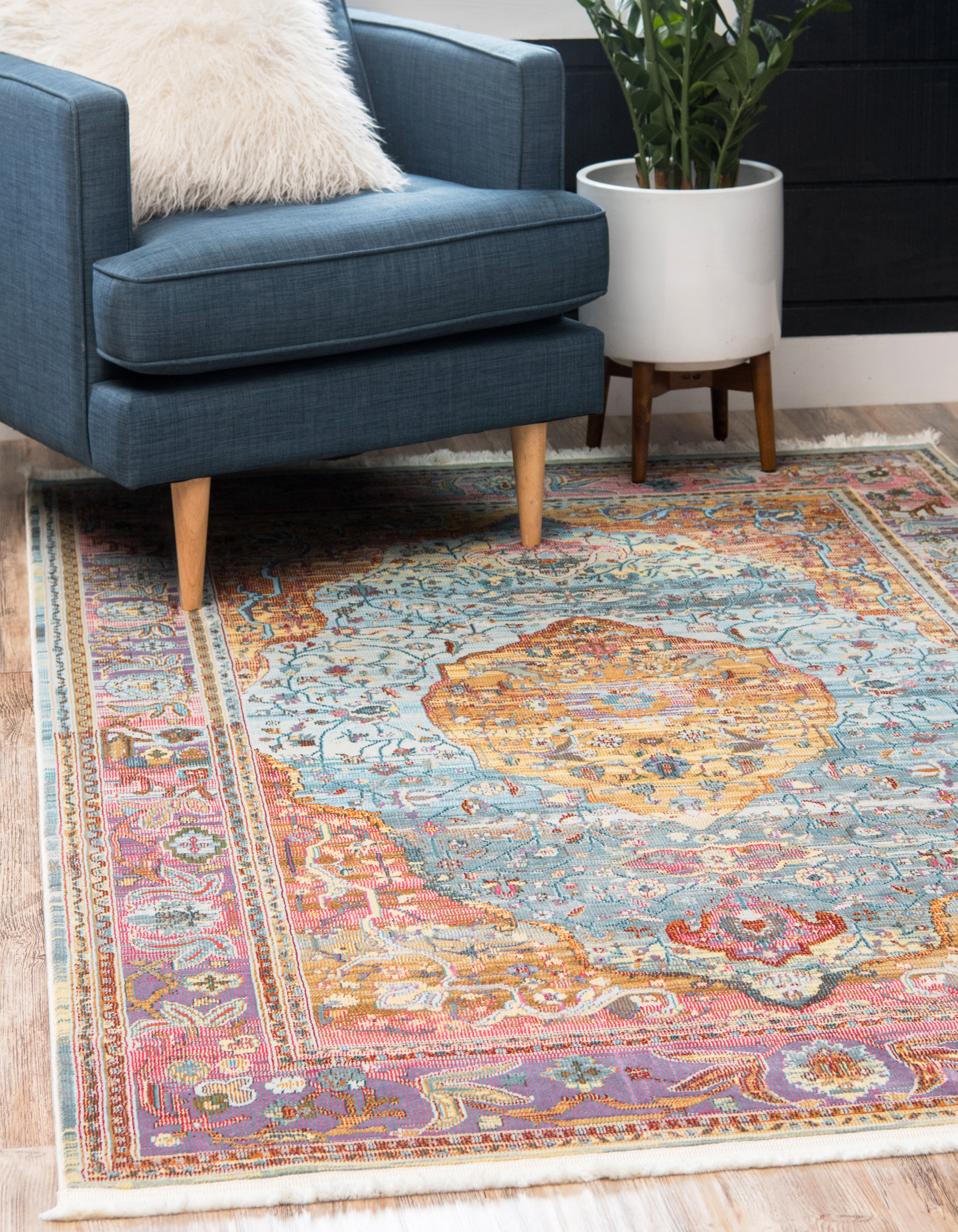 Lonerock Aqua Pink Area Rug Joss Main Lonerock Aqua Pink Area Rug