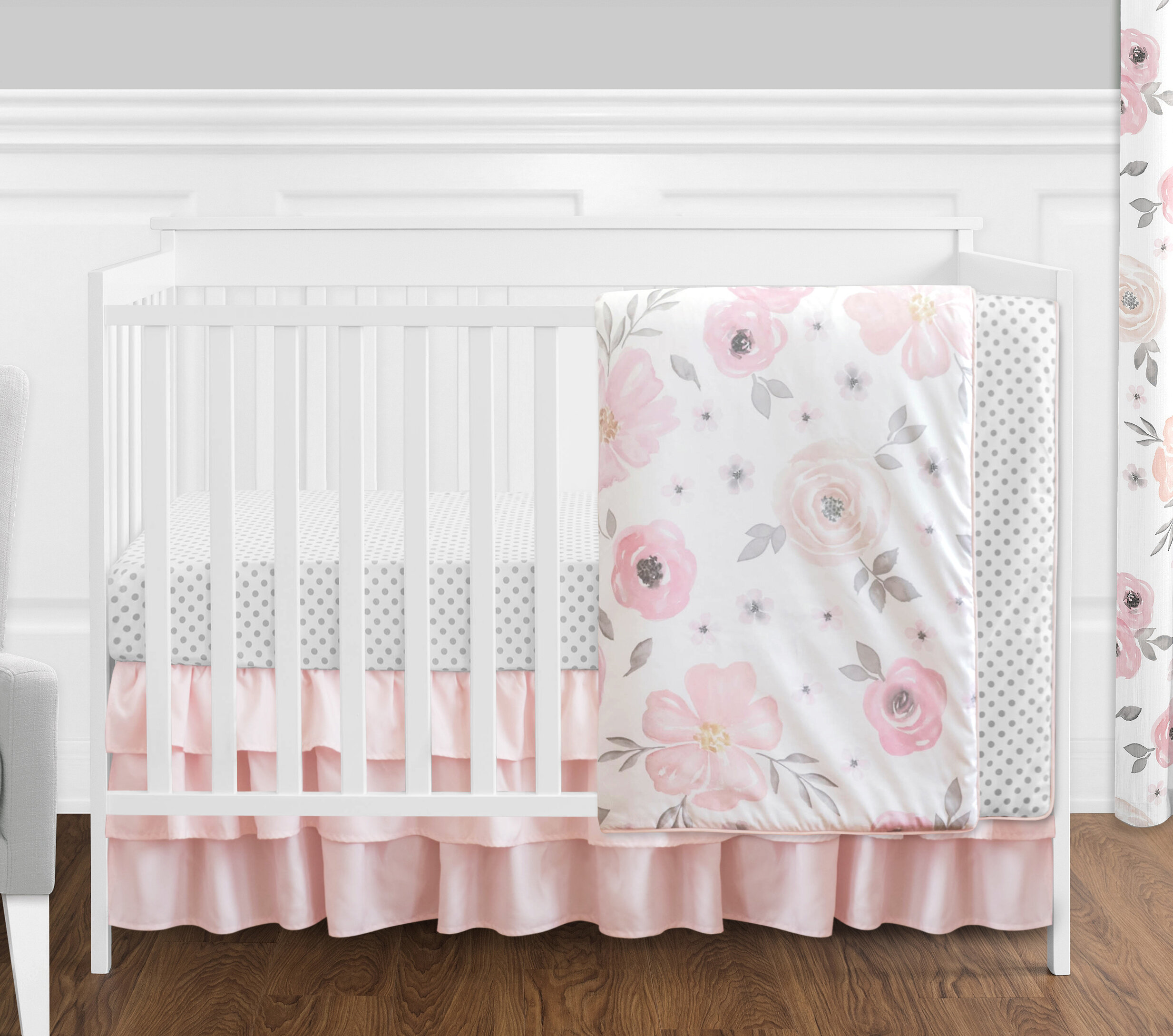 Baby Baby Bedding Crib Bedding Bed Skirts Sweet Jojo Designs Dusty