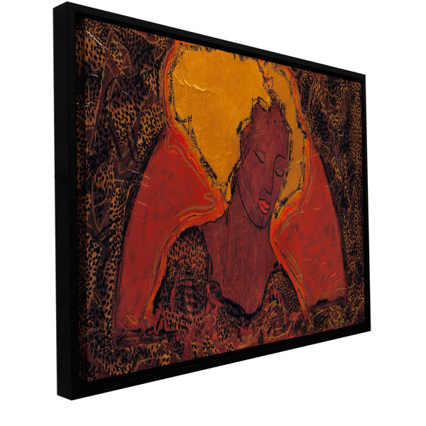 Artwall Leopard Sister By Gloria Rothrock Framed Painting Print