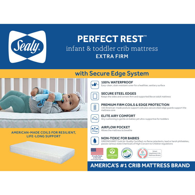sealy firm crib mattress