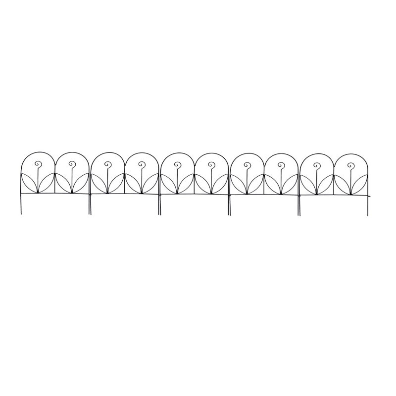 Mtb 1 5 Ft H X 1 5 Ft W Decorative Garden Border Metal Fence Panel Wayfair Swpl garden border mesh fence. 1 5 ft h x 1 5 ft w decorative garden border metal fence panel