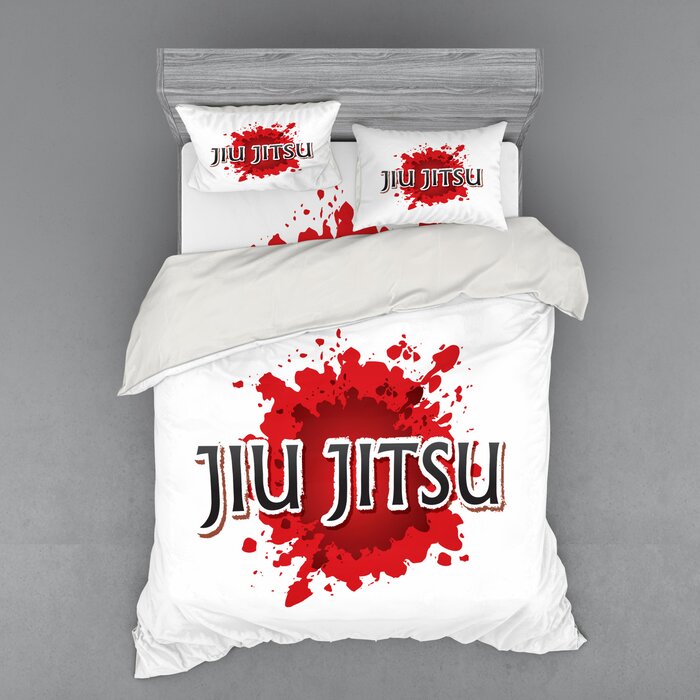 East Urban Home Ambesonne Jiu Jitsu Duvet Cover Set Japanese