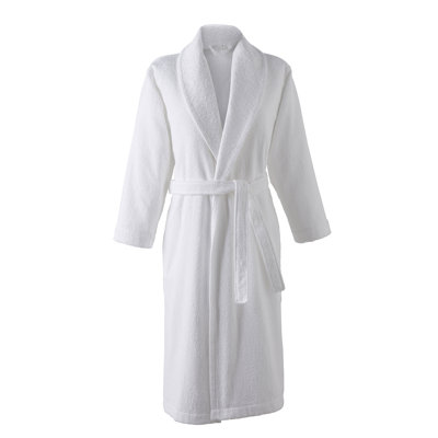 Héritage 100% Egyptian-Quality Cotton Terry Cloth Adult Mid-Calf Bathrobe with Pockets
