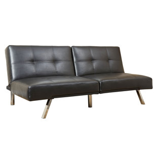 Modern Contemporary Click Black Sofa Bed Allmodern Quickview