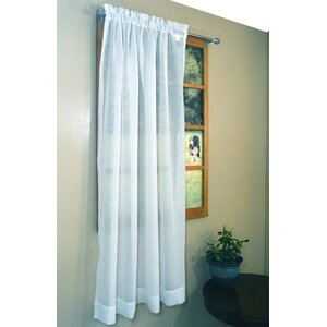 Thieu Solid Sheer Rod Pocket Single Curtain Panel