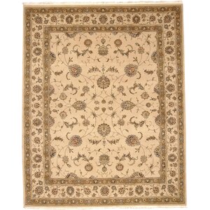 Bilbrey Handmade Beige Area Rug