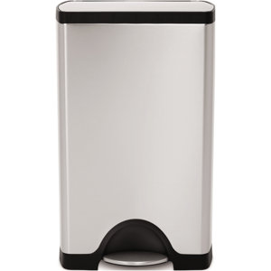 Stainless Steel 10 Gallon Step On Trash Can