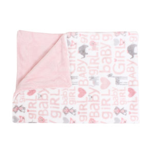 Archdale Girl Printed Fleece Baby Blanket