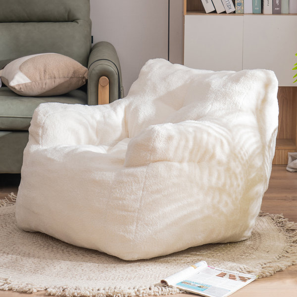 faux fur bean bag sofa